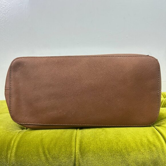 Michael Kors Brown Leather Medium Tote - Picture 3 of 5